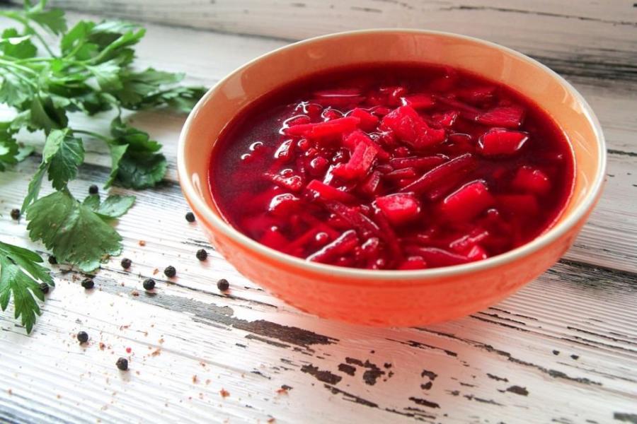 Борщ червоний (пісний варіант)